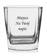 Pohár na whisky s gravírovaním, 300ml, ako darček