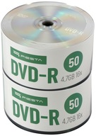 Fiesta DVD-R 4,7GB 16x záznam, balenie 100 ks