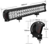 PANELOVÁ LED LAMPA 126W HALOGÉNOVÉ VYHĽADÁVANIE OFF ROAD