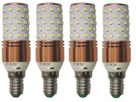 LED žiarovka E14 12WAT úzka silná 4-balenie teplá chlad