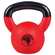 12kg kettlebell činka liatinová pogumovaná loptička