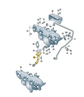 VRATNÉ POTRUBIE TURBÍNOVÉHO OLEJA VW SEAT SKODA