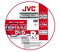 JVC Premium Grade Printable DVD-R TYG03 Japan 10