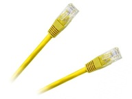 KÁBEL UTP RJ45 kábel TWISTED CAT 6e 2,0m žltý