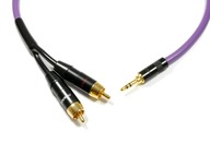 Melodika MDMJ2R25 3,5 mm jack kábel - 2xRCA - 2,5 m