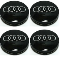 Sada 4 ks ráfikov AUDI Logo Black 60MM