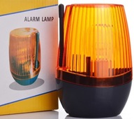 výstražná lampa brány, žiarovka 230V, anténa, bez ističa