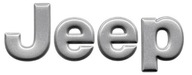 emblém odznak nápis písmená JEEP na kapote a poklope