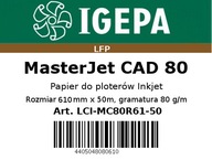 PREMIUM Plotrový papier 610x50 80 MASTER JET CAD