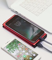 Hliníková powerbanka 10000mAh Micro USB kábel TYPC