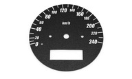 Honda VTX 1800 Custom Clock Face Meter ČIERNA