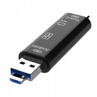 SUPER OTG ČÍTAČKA 7v1 USB TYP C MICRO ANDROID