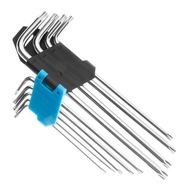 Kľúče TORX, dlhé, 9 ks T10-T50 CORONA C6615