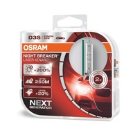 XENON D3S žiarovky OSRAM NIGHT BREAKER LASER +200%