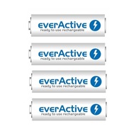 4x EVERACTIVE PRO AA R6 BATÉRIE 2600 mAh