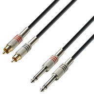 ADAM HALL K3TPC AUDIO KÁBEL 2x RCA - 2x JACK 3m