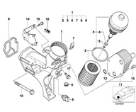 11422247016 TESNENIE ZÁKLADNE FILTRA BMW E39 520D