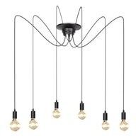 SPIDER ZÁSADNÉ LUSTRE STROPNÉ 6 E27 LED