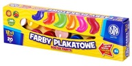 Astra plagátové farby 13 farieb 20 ml telovej farby