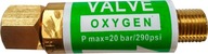 Poistka redukcie OXYGEN 3/8LH 20 BAR