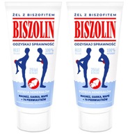 2x Biszolin gel 190g haluksy masť bischofit natural.