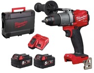 MILWAUKEE M18FDD2 2x5,0 Ah 18V VŔTAČKA / STROJ.