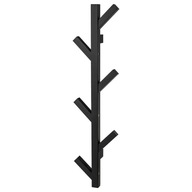 IKEA TJUSIG BLACK vešiak na stenu 78 cm