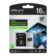 PNY 16GB MICRO SDHC PAMÄŤOVÁ KARTA + ADAPTÉR