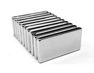 NEODYMOVÉ MAGNETY Lamelové 40x20x2 mm STRONG N42 Silná obdĺžniková tyč