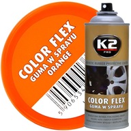 K2 Color Flex GUMOVÝ SPREJ ORANŽOVÝ NÁTER