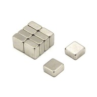 NEODYMOVÝ TAŠŤOVÝ MAGNET 10x10x4 mm SILNÉ TYČOVÉ MAGNETY OBDŽNÍKOVÉ