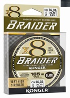 KONGER BRAIDER X8 BLACK 0,16 / 150m