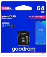 PAMÄŤOVÁ KARTA GOODRAM micro SDHC 64GB