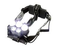 Čelovka 5xLED T6 Cree XM-L + 2x18650 USB