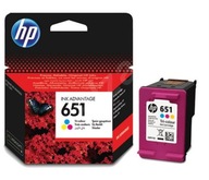 Atrament HP 651 InkAdvantage, originálna farba C2P11AE