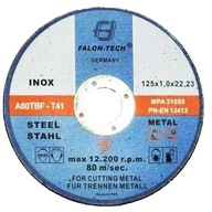 DISK NA REZANIE INOX INOX 125 x 1,0 FALON TECH