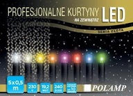 Cold White Outdoor LED Curtain 5 m 240 bodov od poľského výrobcu