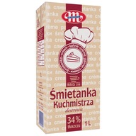 Šéfkuchárska smotana 12 ks po 34%, 1l.