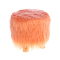 Taburetka HAIRY FUR POOF STOOL