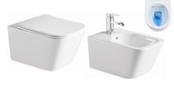 WC MISKA VELDMAN RIMLESS + BIDET DOSKA SLIM IMPERIA