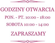 OTVÁRACIE HODINY NÁLEPKA NA OKNO, DVERE 40 CM