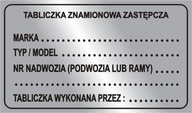 Náhradný príves s menovkou 10 ks.