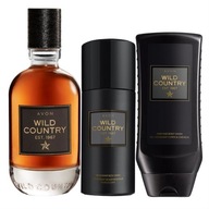 AVON WILD COUNTRY sada pre mužov voda + deodorant + sprej