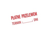 Pečiatka ZAPLATENÁ DO TERMÍNY PREVODU ___ DNÍ