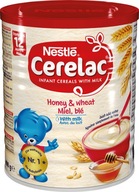 NESTLÉ CERELAC MLIEČNE PŠENIČNÉ ZRNÁ S MEDOM 400