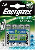 4x BATTERIES ENERGIZER EXTREME R6 AA 2300 mAh batérie