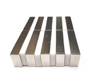 SILNÉ NEODYMOVÉ MAGNETY, OBDŽNÍKOVÉ 40x15x10 mm, PEVNÁ TYČ, PLECHOVANÁ