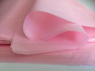 ružový hladký hodvábny papier 50x75cm - 240 LISTOV!!!