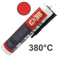 VYSOKOTEPLOTNÝ SILIKÓN CX-80 červený 310ml