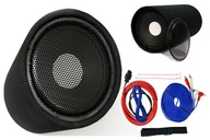 SUPER BASS 800W SUBWOOFER SO ZOSILŇOVAČOM + KÁBLE